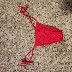 Red swim bottoms
